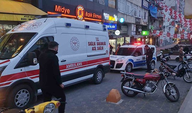 Karşılaştığı husumetlisini bıçakladı