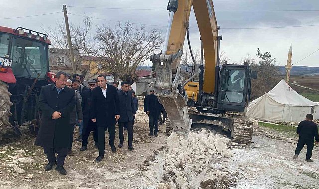 Kaymakam Partal, incelemelerde bulundu