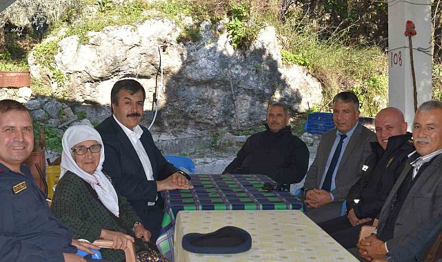 Kaymakam Yakuta, ev ziyaretlerine devam ediyor