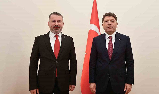 KBÜ Rektörü Kırışık, Adalet Bakanı Tunç ile görüştü