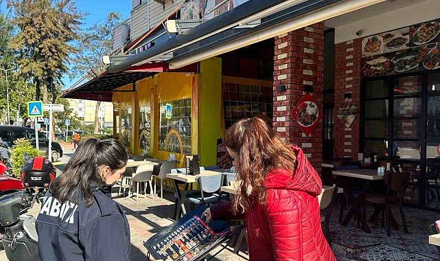 Kemer zabıtadan denetim