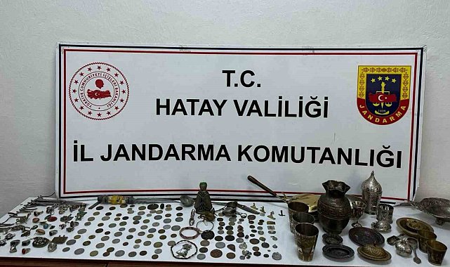 Kırıkhan'da 310 adet tarihi eser ele geçirildi