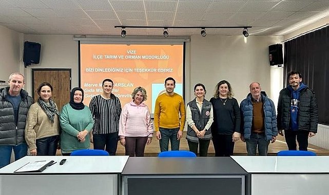 Kırklareli'nde kantin ve yemekhane çalışanlarına eğitim