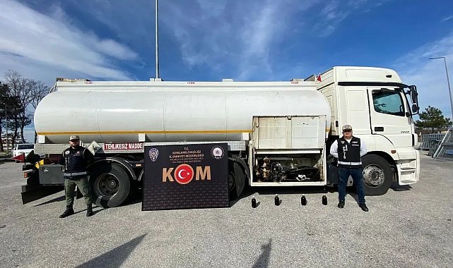 Kırklareli&#039;nde karışımlı kalorifer yakıt sattığı iddia edilen şüpheliler yakandı