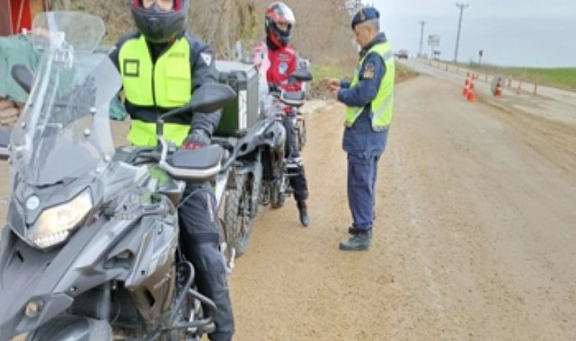Kırklareli'nde motosikletlere yönelik denetim