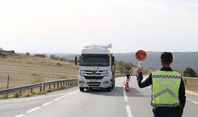 Kırklareli'nde trafik denetimi