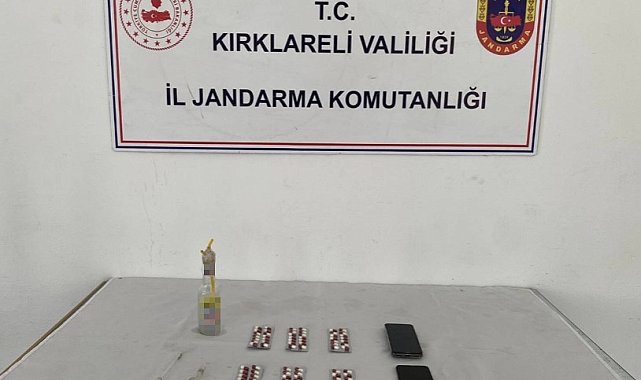 Kırklareli'nde uyuşturucu operasyonu