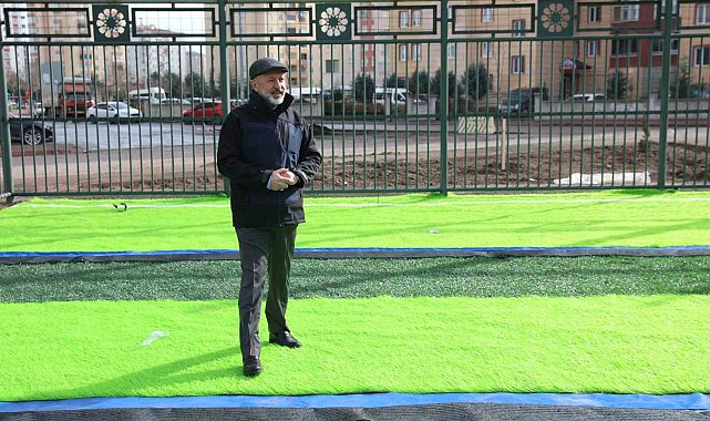 Kocasinan'da gençler istedi, başkan amca yaptı