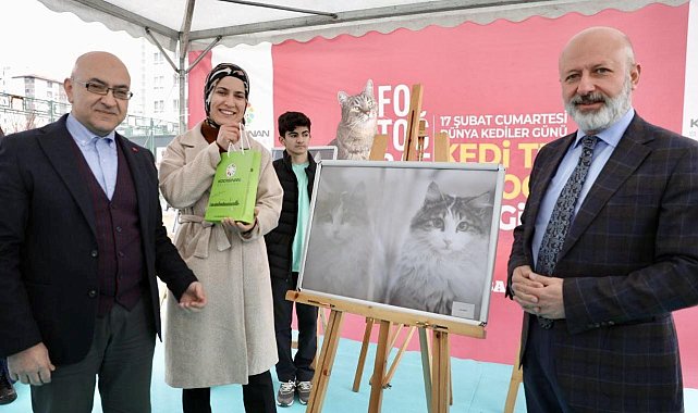 Kocasinan'da Kedi Temalı Fotoğraf Yarışması'nda kazananlar ödüllerini aldı