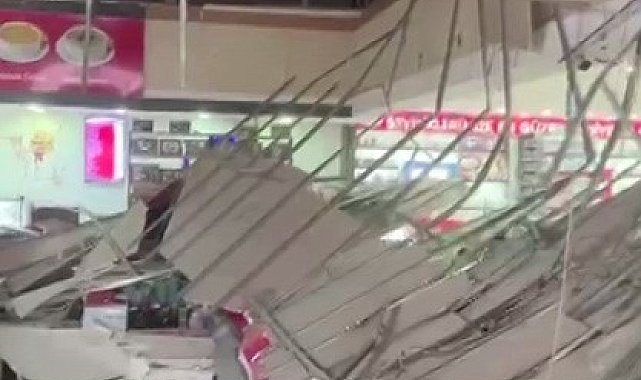 Köfteci Yusuf'taki tavan çökme olayının yeni görüntüleri ortaya çıktı