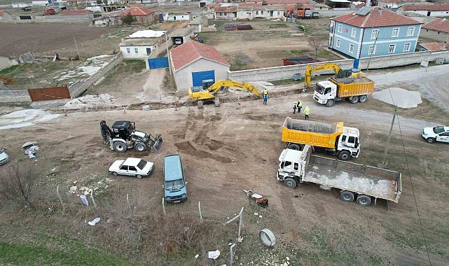 Konya'da altyapı yatırımları devam ediyor