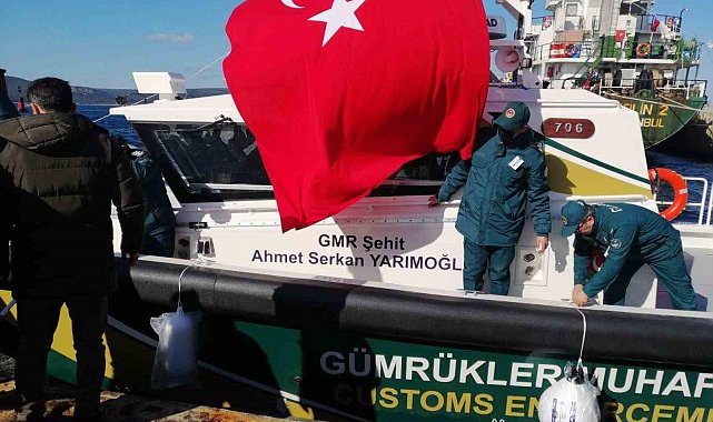 Konyalı şehit gümrük muhafaza memurunun adını taşıyan bot denize indirildi