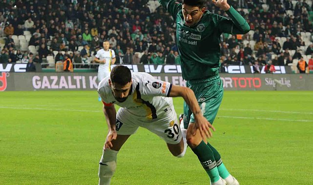 Konyaspor ile MKE Ankaragücü 34. randevuda