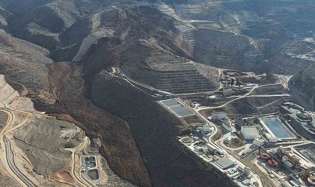 KTÜ heyeti Erzincan'daki maden sahasında inceleme yaptı