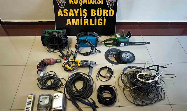 Kuşadası'nda hırsızlık operasyonu