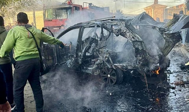 Lübnan'ın güneyinde bir araca dron saldırısı: 3 ölü