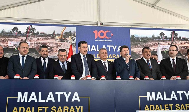Malatya Yeni Adalet Sarayı'nın temelleri atıldı