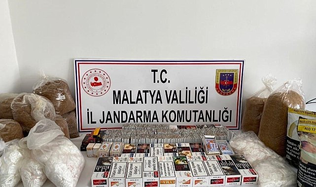Malatya'da jandarmadan kaçak tütün operasyonu