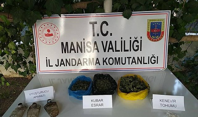 Manisa&#039;da uyuşturucu operasyonu: 1 gözaltı