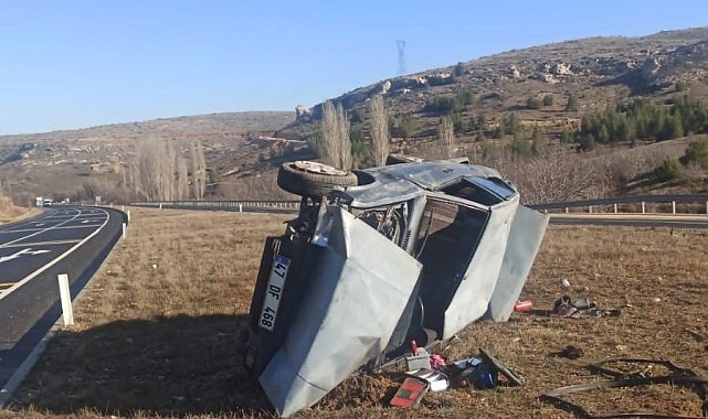 Mardin'de şarampole yuvarlanan otomobilde 1 kişi yaralandı