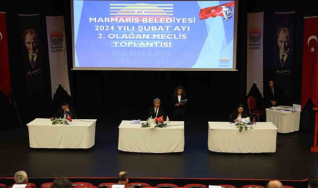 Marmaris'te son belediye meclis toplantısı yapıldı