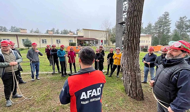 MEB personeline arama kurtarma eğitimi verildi
