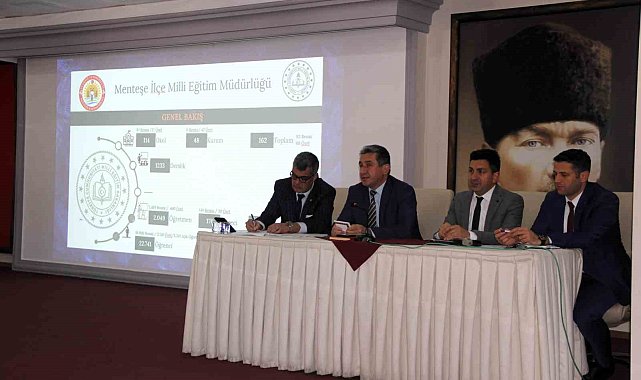 Menteşe'de okullarda 2.dönem çalışma planları toplantısı gerçekleştirildi