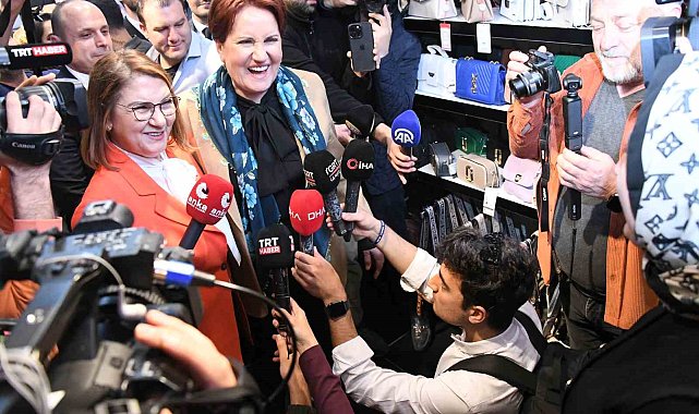 Meral Akşener'den Kahramankazan esnafına ziyaret