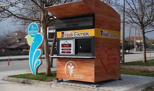 Merkezefendi Halk Ekmek'in 24. büfesi hizmette
