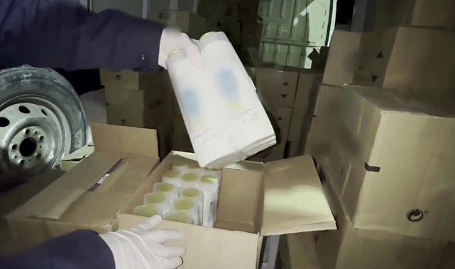 Mersin'de 13 milyonluk sahte deterjan operasyonu: 3 gözaltı