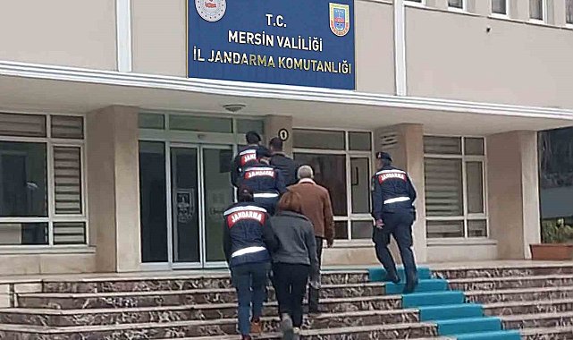 Mersin'de 3 şüpheliden 2'si tutuklandı