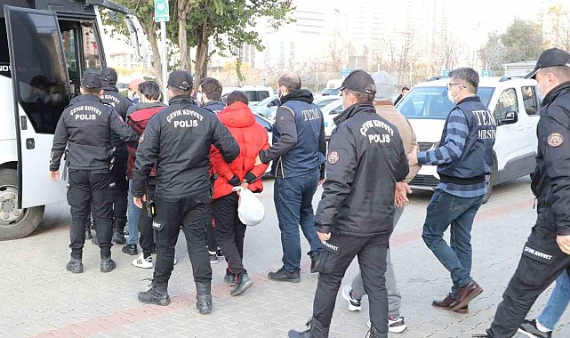 Mersin'de DEAŞ operasyonu: 16 şüpheli adliyeye sevk edildi