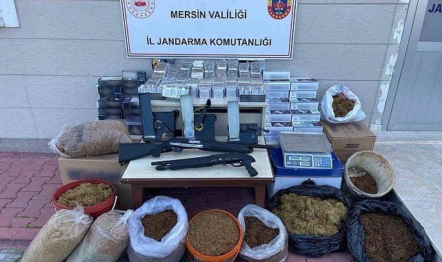 Mersin'de kaçak sigara operasyonu: 5 gözaltı