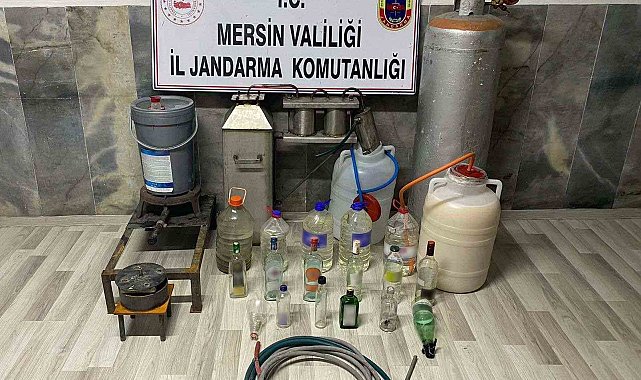 Mersin'de sahte içki operasyonu: 7 gözaltı