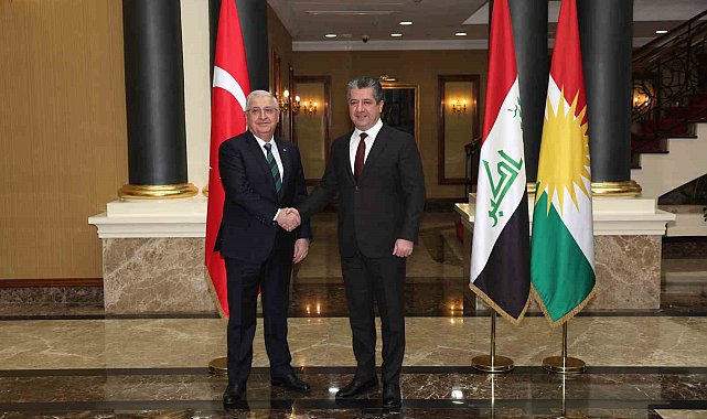 Milli Savunma Bakanı Güler, IKBY Başbakanı Mesrur Barzani ile görüştü