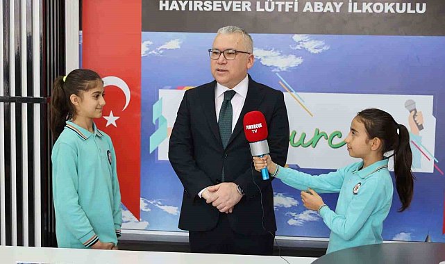 Minik öğrenciler haber kanalı kurdu
