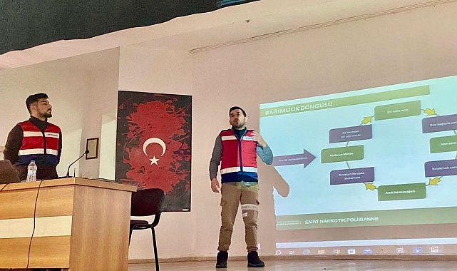 Muğla'da Jandarma'dan uyuşturucu eğitimi