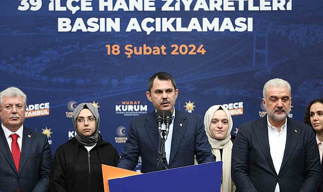 Murat Kurum: "Mevcut İBB yönetiminin milletimize sunacakları bir projeleri yok"
