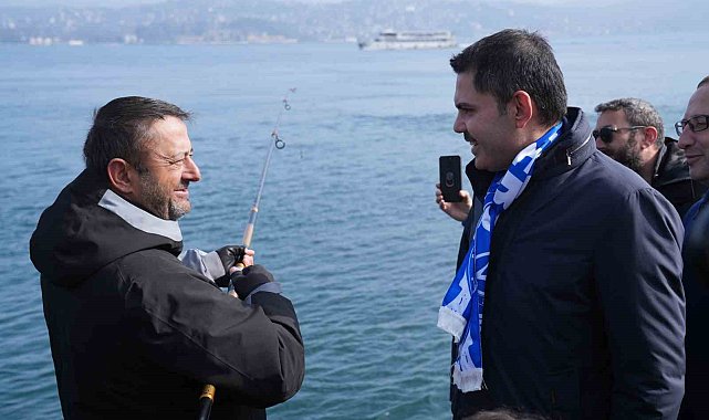 Murat Kurum'dan Sarıyer'deki olta balıkçılarına müjde: "Sahile vatandaşlarımızın ihtiyaçlarını giderecek seyyar kabinler koyacağız"