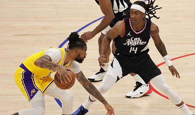 NBA'de Los Angeles derbisinin kazananı Lakers oldu