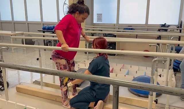 Niğde'de 3 aydır tedavisi devam eden depremzede sağlığına kavuşuyor