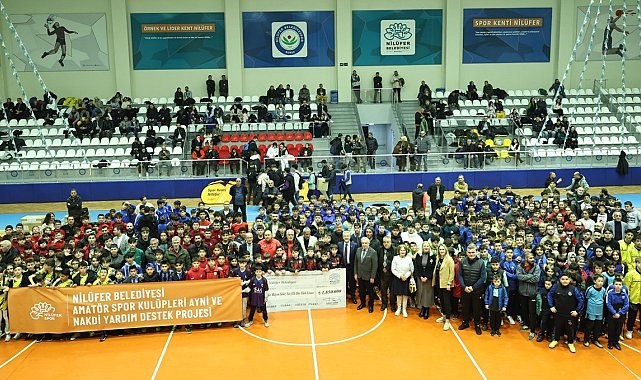 Nilüfer Belediyesi amatör sporcuların yanında