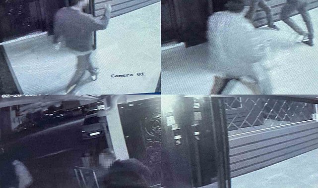 O anlar kamerada: Polis, kavga ettiği komşusunu silahla vurdu