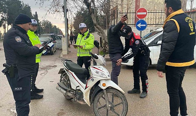Okul önlerinde asayiş denetimi yapıldı