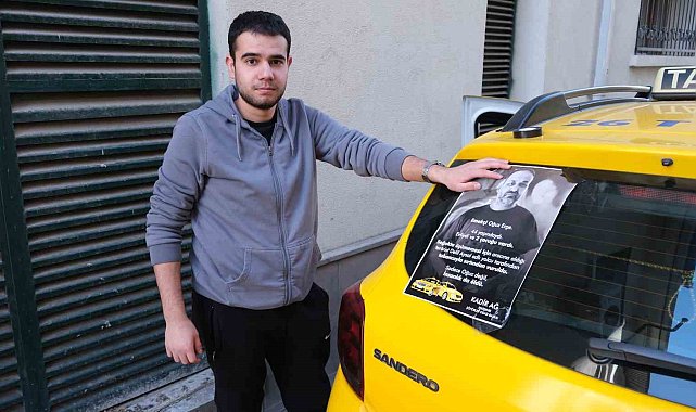 Öldürülen taksici Oğuz Erge Eskişehir'deki meslektaşları tarafından unutulmadı