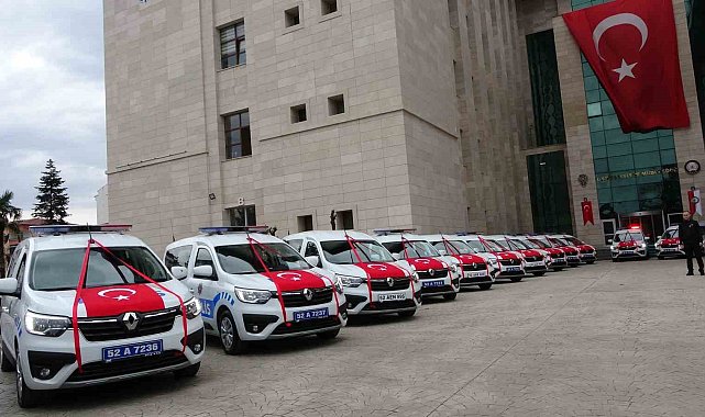 Ordu emniyetinin araç filosu güçlendi