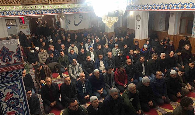 Osmaneli'de Miraç Kandili dualarla idrak edildi