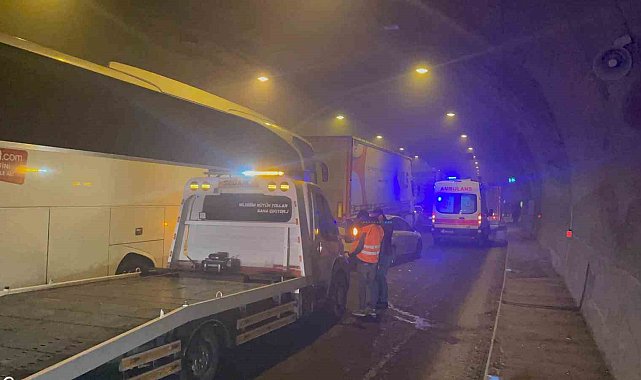 Osmaniye'de tünelde zincirleme trafik kazası: 1 ölü