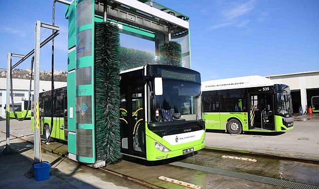 Otobüsler gri suyla yıkanıyor: 6 yılda 9 milyon 457 bin litre su tasarrufu sağlandı