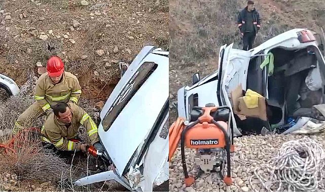 Otomobil köprüden uçuruma yuvarlandı: 1 ölü